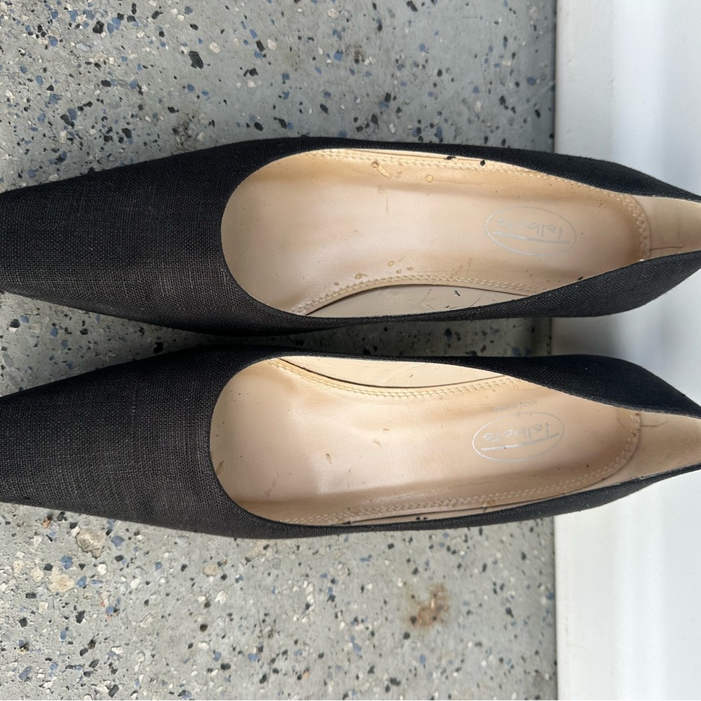 Talbots Black Pointed Toe Heels - image 1